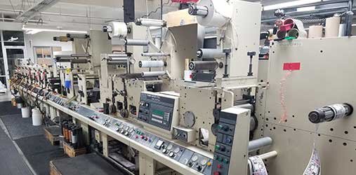 Used flexographic printing machine